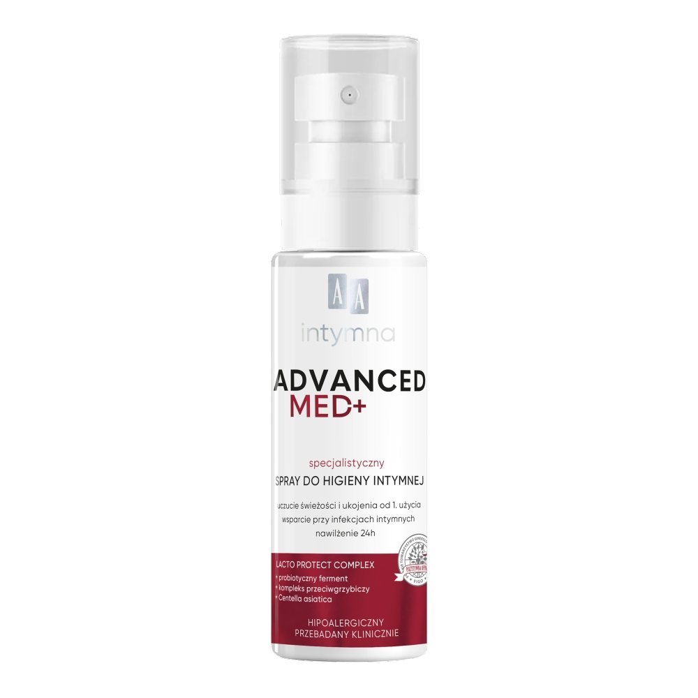 AA Intymna Advanced Med+ Specjalistyczny spray do higieny intymnej 100 ...