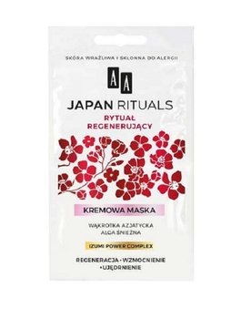 AA, Japan Rituals, kremowa maska do twarzy, 2x4 ml - AA