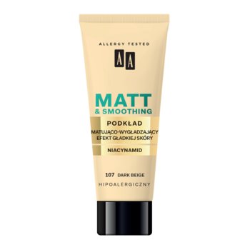 AA Matt&Smoothing Podkład matująco-wygładzający 107 Dark Beige 30 ml - AA