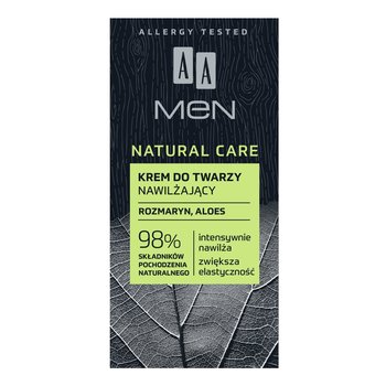 AA Men Natural care Krem do twarzy nawilżający 50ml - AA