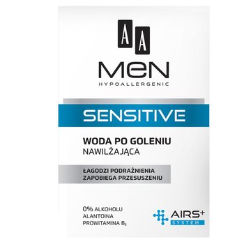 AA, Men Sensitive, woda po goleniu nawilżająca, 100 ml - AA