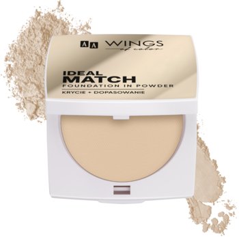 AA WINGS OF COLOR Ideal Match Foundation In Powder Wielofunkcyjny podkład w pudrze Vanilla 8,5 g - AA