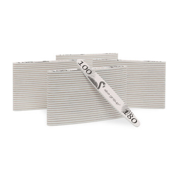 Aba Group, 100 Sztuk Pilników Do Paznokci Flaming Wings 100/180 Slim - aba group