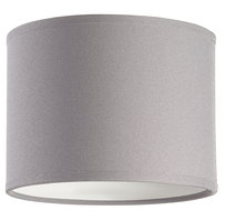 ABAŻUR okrągły walec tuba 16cm SZARY