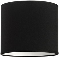 ABAŻUR okrągły walec tuba 20cm CZARNY