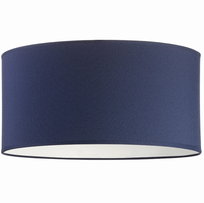 ABAŻUR okrągły walec tuba 40cm GRANATOWY