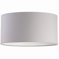 ABAŻUR okrągły walec tuba 40cm SZARY