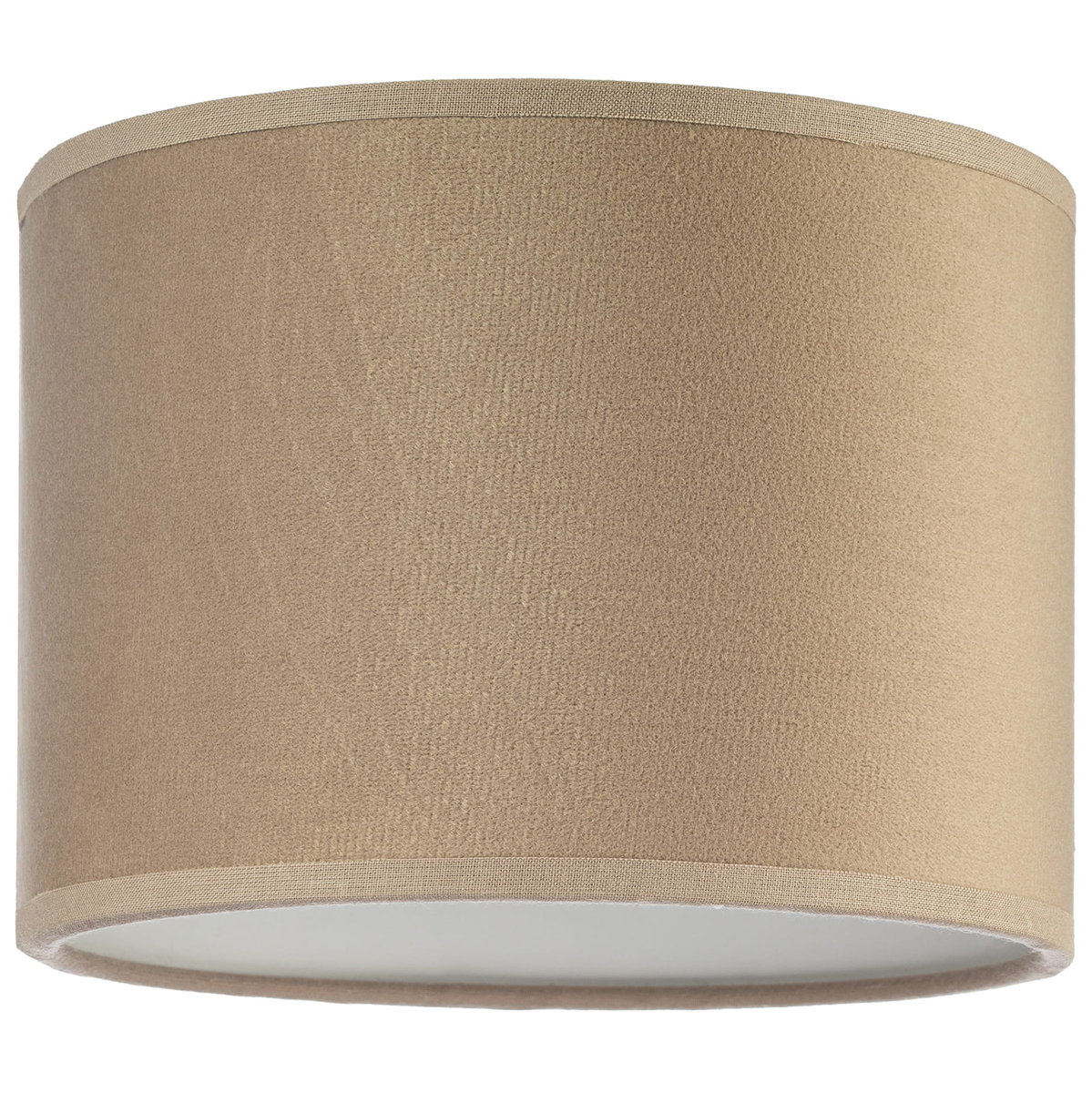 Inny producent Inny Producent Abażur Tornado Okrągły 16 Welur Cappuccino