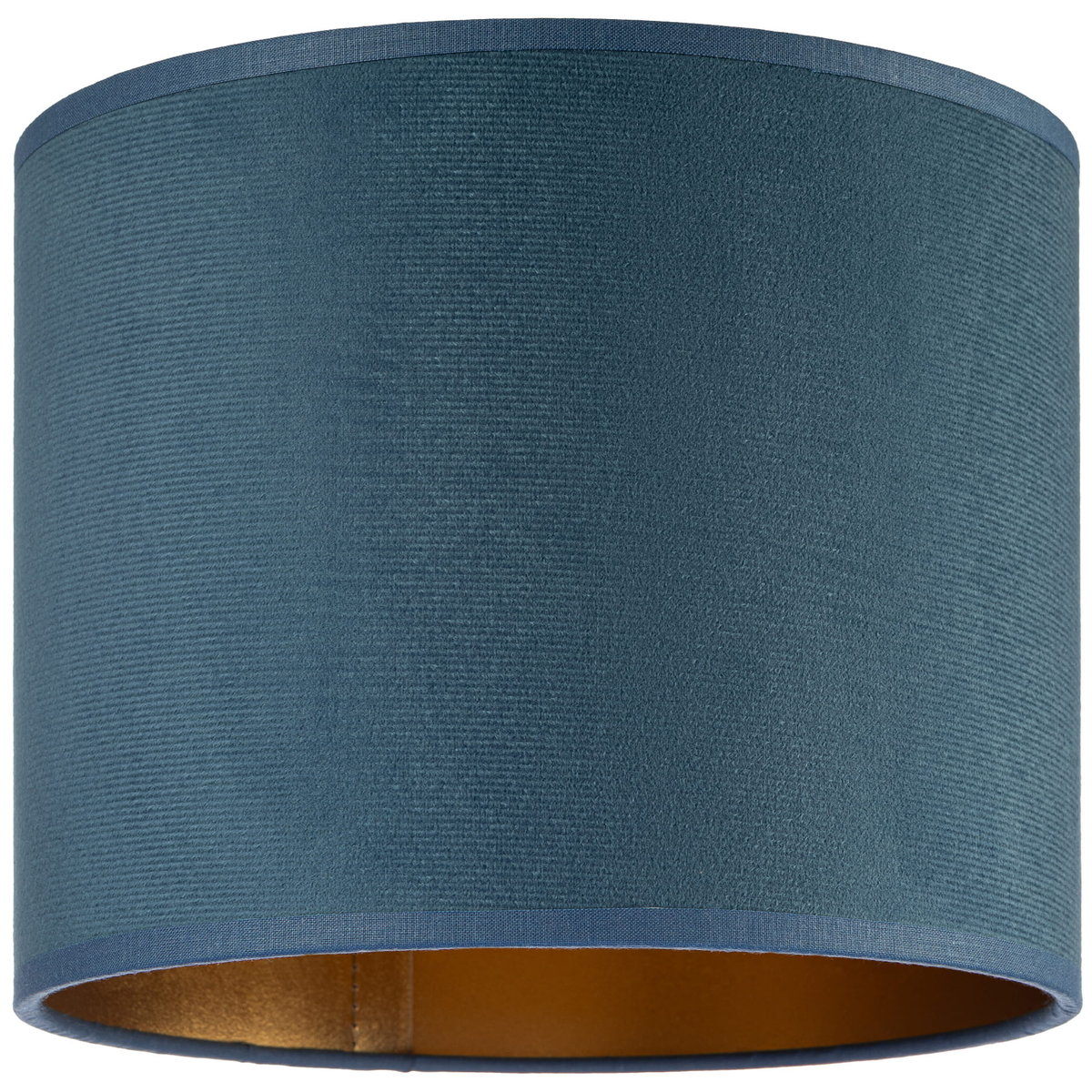 Inny producent Abażur Tornado okrągły 20 welur jeans-złoty