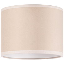 ABAŻUR welurowy okrągły tuba 16cm WELUR beżowy