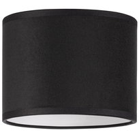 ABAŻUR welurowy okrągły tuba 16cm WELUR czarny