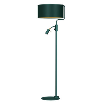 Abażurowa lampa pokojowa Ziggy z regulowaną tubą zielona - Milagro
