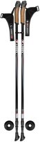 Abbey, Kijki Nordic Walking teleskopowe, czarny, 86-140 cm