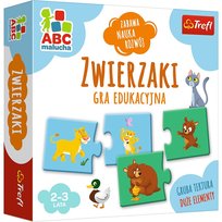 ABC Malucha gra edukacyjna układanka Zwierzaki