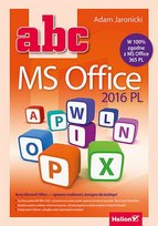 ABC MS Office 2016 PL - ebook PDF - Jaronicki Adam | Ebook Sklep EMPIK.COM