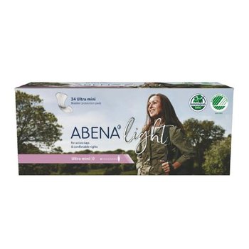 Abena, Light Ultra Mini 0, Wkładki chłonne, 24 szt. - Abena