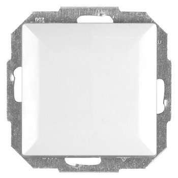 Abex Perła biały - łącznik dzwonkowy z podświetleniem WP-6/7PS - Abex
