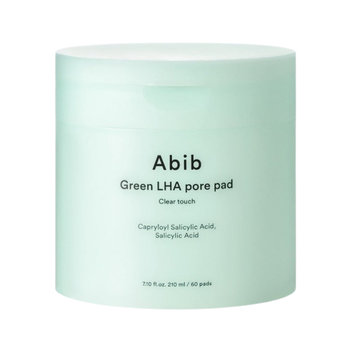Abib - Green LHA Pore Pad Clear Touch 60 szt - płatki oczyszczające do twarzy - Abib