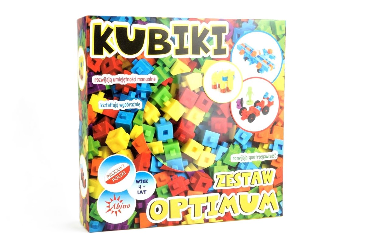 Abino, klocki konstrukcyjne Kubiki Optimum