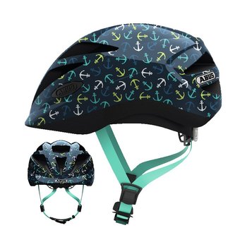 ABUS, Kask dziecięcy rowerowy, HUBBLE 1.1, niebieski, rozmiar M - ABUS