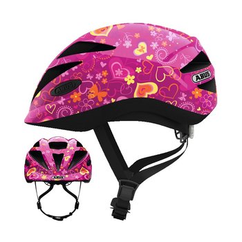 ABUS, Kask dziecięcy rowerowy, HUBBLE 1.1, różowy, rozmiar M - ABUS