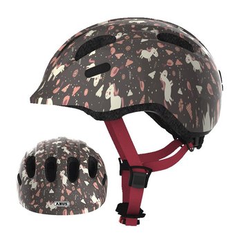 ABUS, Kask dziecięcy rowerowy, SMILEY 2.0, czarny, rozmiar S - ABUS
