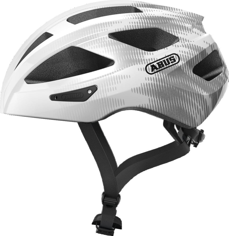 ABUS, Kask rowerowy, Macator White, biały, rozmiar L