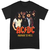 AC/DC Koszulka Unisex Dla Dorosłych Highway To Hell (S (52-55 Cm) / Czarny) AC/DC