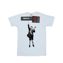 AC/DC Męska Koszulka Angus Young Cut Out T-Shirt (S (52-55 Cm) / Ciepły Biały) AC/DC