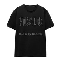 AC/DC T-Shirt Unisex Dla Dorosłych Back In Black (M / Czarny) AC/DC
