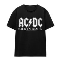 AC/DC T-Shirt Unisex Dla Dorosłych Back In Black (XL 8,5-9 / Czarny) AC/DC
