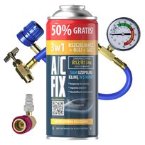 AC FIX Zestaw do nabijania klimatyzacji R134a gaz 3w1 przewód adapter HP LP Inna marka