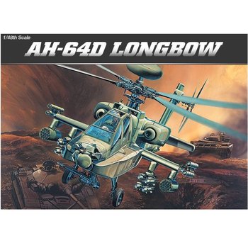 Academy, AH64D Longbow, Model do sklejania, 10+ - Academy