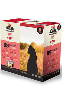Acana Cat Premium Pate Beef 8X85G - Acana