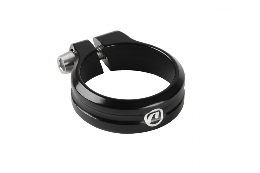 Accent, Obejma rowerowa, Execute, czarny, 34,9 mm