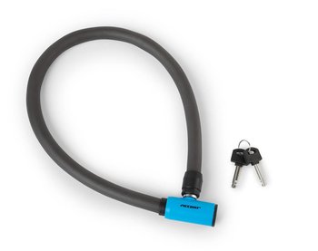 Accent, Zapięcie do roweru, Cable Lock, czarno-niebieski, 20x850 mm - Accent