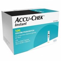 Accu-Chek Instant, 100 testów paskowych Inna marka