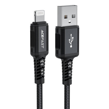 Acefast Kabel Mfi Usb - Lightning 1,8M, 2,4A Czarny (C4-02 A Black) - Acefast