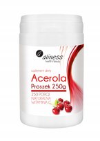 Acerola Proszek 250 g Naturalna Witamina C SUPLEMENT DIETY || Aliness