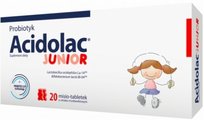 Acidolac Junior Smak Truskawkowy, 20 Tabletek Medana Pharma