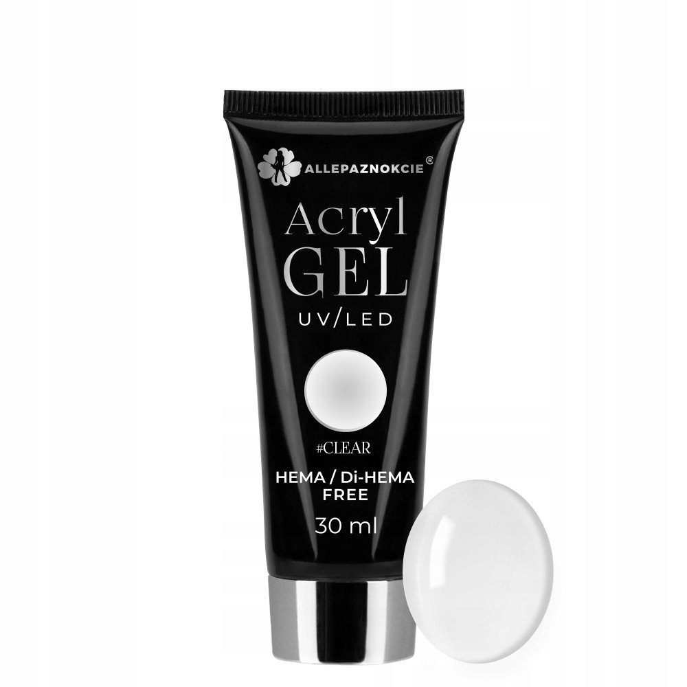 Acryl Gel akrylożel Allepaznokcie HEMA/Di-HEMA Free Clear 30ml | Sklep ...