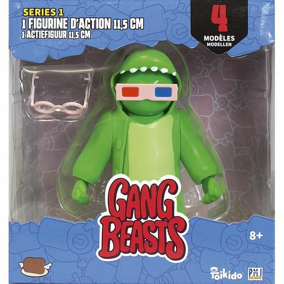 Lansay Gang Beasts - 2 figure d'azione 11,5 cm, modello casuale