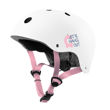 Action, Kask Cariboo S White/Pink - CARIBOO