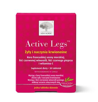 Active Legs, suplement diety, 30 tabletek - New Nordic Healthbrads