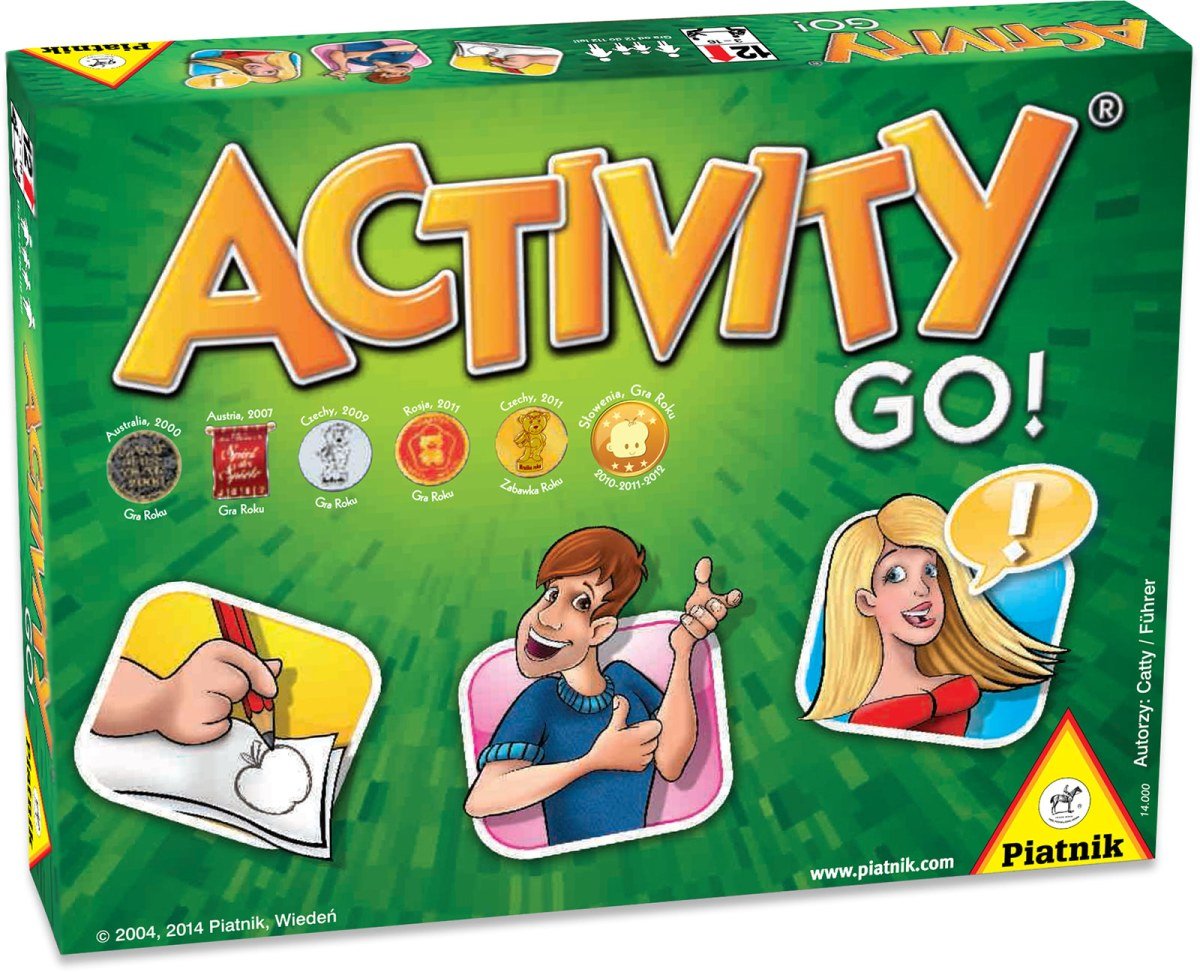 Activity go!, gra rodzinna, Piatnik