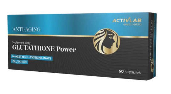 glutathione power kapsułki Activlab, Anti-aging Power, 60 Kaps Seeking Health, Glutathione with