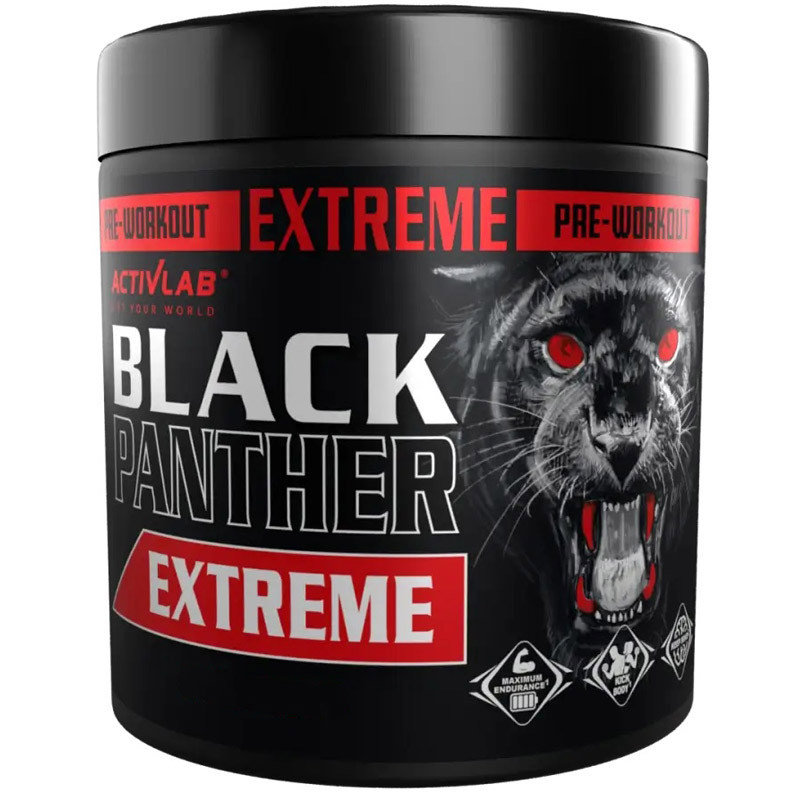 Фото - Передтренувальний комплекс Activlab Black Panther Extreme 300G Black Currant 
