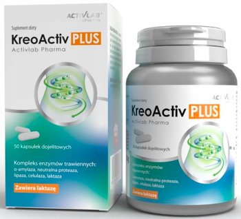 ActivLab, Kreoactiv Plus, Tabletki na trawienie, 50 kaps. - Activlab