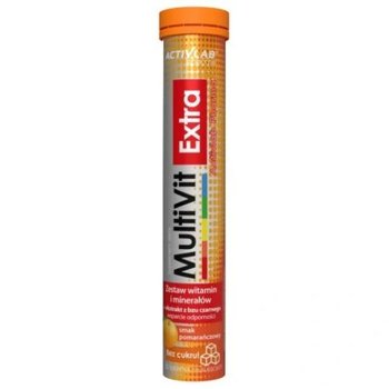 ACTIVLAB MultiVit Extra smak pomarańczowy, Suplement diety, 20 tabletek musujących - ActivLab