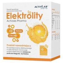 Activlab Pharma Elektrolity Produkt nawadniający, pomarańcza - 10 saszetek Activlab